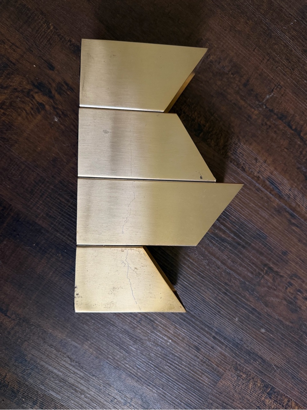 Gold Geometric Holder - Modern Home Decor.